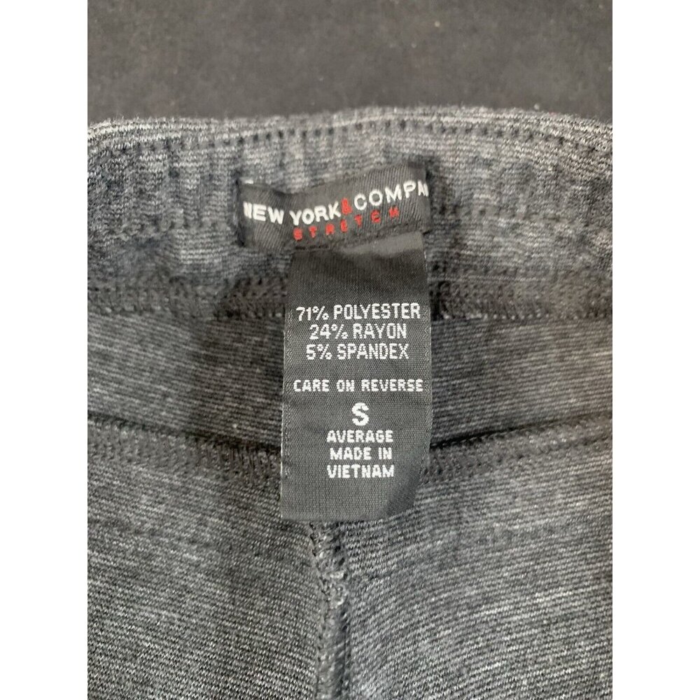 New York & Co Pants Womens Size Small Gray Straight Trouser Dress Stretch